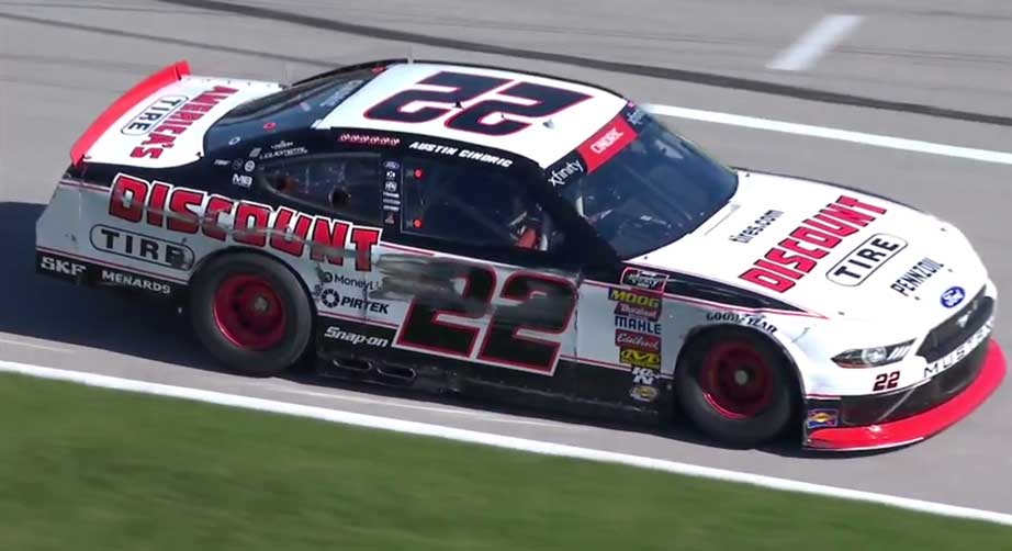 Cindric among Xfinity drivers taking hits at Texas | NASCAR.com