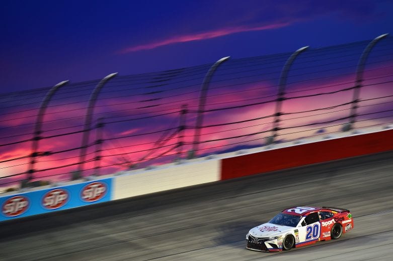 DARLINGTON, SC - SEPTEMBER 02: Erik Jones, driver of the #20 Sport Clips Throwback Toyota, races during the Monster Energy NASCAR Cup Series Bojangles' Southern 500 at Darlington Raceway on September 2, 2018 in Darlington, South Carolina. (Photo by Jared C. Tilton/Getty Images) | Getty Images