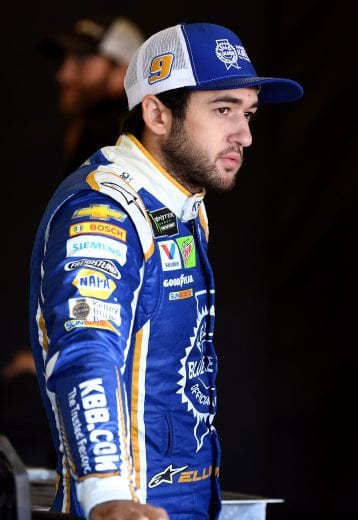 FORT WORTH, TX - NOVEMBER 02: Chase Elliott, driver of the #9 Kelley Blue Book Chevrolet, stands in the garage area during practice for the Monster Energy NASCAR Cup Series AAA Texas 500 at Texas Motor Speedway on November 2, 2018 in Fort Worth, Texas. (Photo by Josh Hedges/Getty Images) | Getty Images