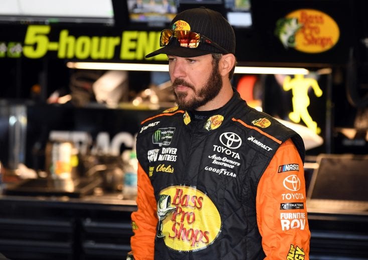 FORT WORTH, TX - NOVEMBER 02: Martin Truex Jr., driver of the #78 Bass Prso Shops/5-hour ENERGY Toyota, stands in the garage area during practice for the Monster Energy NASCAR Cup Series AAA Texas 500 at Texas Motor Speedway on November 2, 2018 in Fort Worth, Texas. (Photo by Josh Hedges/Getty Images) | Getty Images