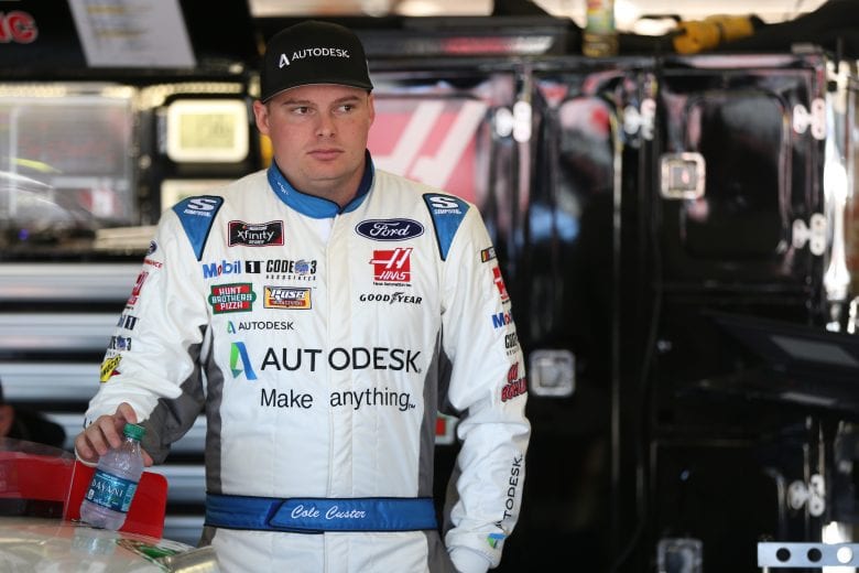 FORT WORTH, TX - NOVEMBER 02: Cole Custer, driver of the #00 Autodesk Ford, stands in the garage during practice for the NASCAR Xfinity Series O'Reilly Auto Parts 300 at Texas Motor Speedway on November 2, 2018 in Fort Worth, Texas. (Photo by Matt Sullivan/Getty Images) | Getty Images