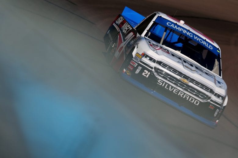 PHOENIX, AZ - NOVEMBER 09:  Johnny Sauter, driver of the #21 ISM Connect Chevrolet, practices for the NASCAR Camping World Truck Series Lucas Oil 150 at ISM Raceway on November 9, 2018 in Phoenix, Arizona.  (Photo by Sarah Crabill/Getty Images) | Getty Images
