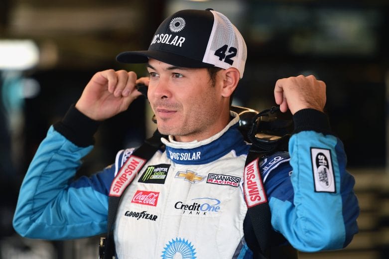 PHOENIX, AZ - NOVEMBER 09:  Kyle Larson, driver of the #42 DC Solar Chevrolet, prepares to practice for the Monster Energy NASCAR Cup Series Can-Am 500 at ISM Raceway on November 9, 2018 in Phoenix, Arizona.  (Photo by Jared C. Tilton/Getty Images) | Getty Images