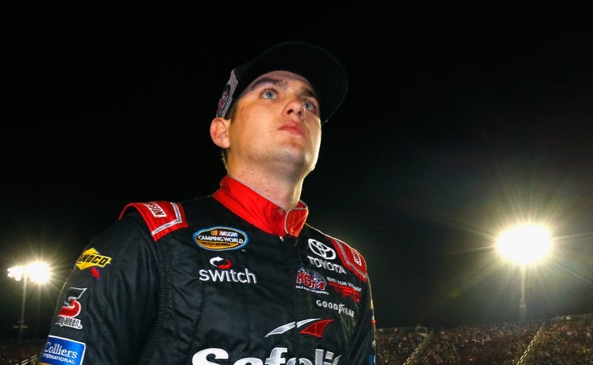 PHOENIX, AZ - NOVEMBER 09:  Noah Gragson, driver of the #18 Safelite AutoGlass Toyota, stands on the grid prior to the NASCAR Camping World Truck Series Lucas Oil 150 at ISM Raceway on November 9, 2018 in Phoenix, Arizona.  (Photo by Jonathan Ferrey/Getty Images) | Getty Images