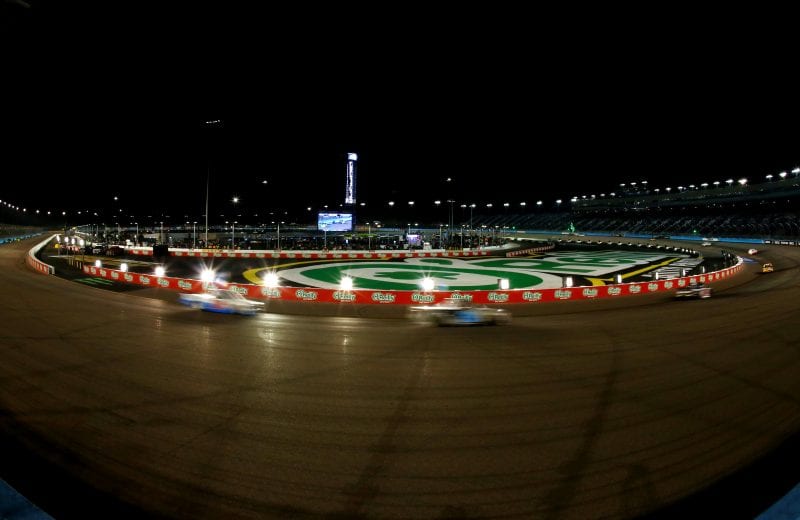 PHOENIX, AZ - NOVEMBER 09:  Trucks race during the NASCAR Camping World Truck Series Lucas Oil 150 at ISM Raceway on November 9, 2018 in Phoenix, Arizona.  (Photo by Sarah Crabill/Getty Images) | Getty Images
