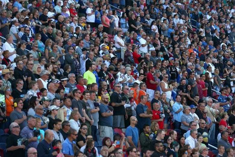 PHOENIX, AZ - NOVEMBER 11:  Fans look on during the Monster Energy NASCAR Cup Series Can-Am 500 at ISM Raceway on November 11, 2018 in Phoenix, Arizona.  (Photo by Sarah Crabill/Getty Images) | Getty Images