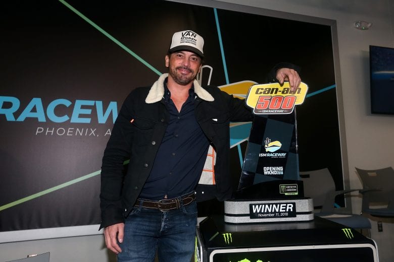 PHOENIX, AZ - NOVEMBER 11:  Skeet Ulrich, star of CW's Riverdale, attends the driver's meeting prior to the Monster Energy NASCAR Cup Series Can-Am 500 at ISM Raceway on November 11, 2018 in Phoenix, Arizona.  (Photo by Sarah Crabill/Getty Images) | Getty Images