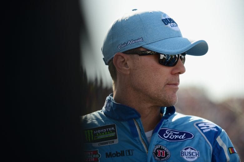 PHOENIX, AZ - NOVEMBER 11:  Kevin Harvick, driver of the #4 Busch Light Ford, looks on prior to the Monster Energy NASCAR Cup Series Can-Am 500 at ISM Raceway on November 11, 2018 in Phoenix, Arizona.  (Photo by Jared C. Tilton/Getty Images) | Getty Images