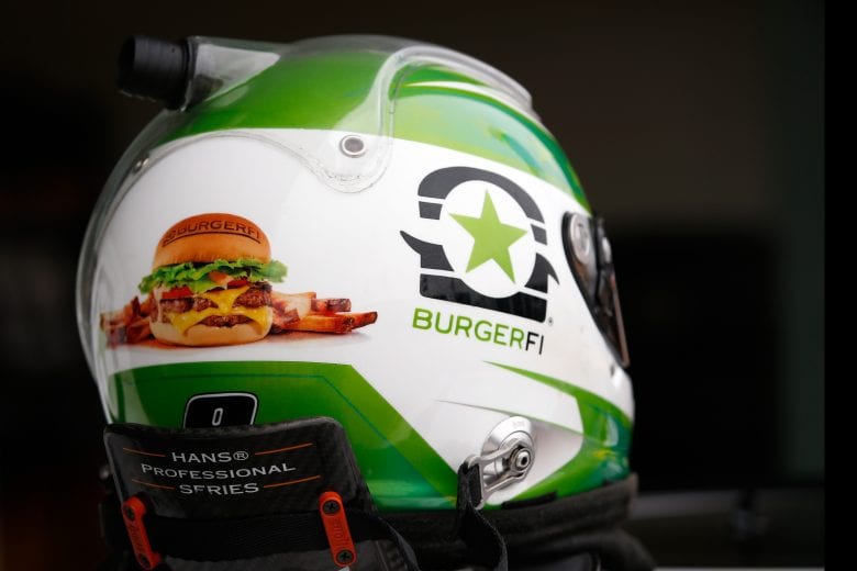 HOMESTEAD, FL - NOVEMBER 16:  The helmet of Tyler Reddick, driver of the #9 BurgerFi Chevrolet, is seen during practice for the NASCAR XFINITY Series Ford EcoBoost 300 at Homestead-Miami Speedway on November 16, 2018 in Homestead, Florida.  (Photo by Chris Trotman/Getty Images) | Getty Images