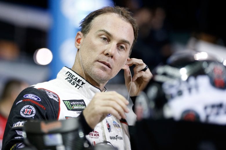 Kevin Harvick gets ready to load in for Busch Pole Qualifying at Homestead-Miami Speedway.