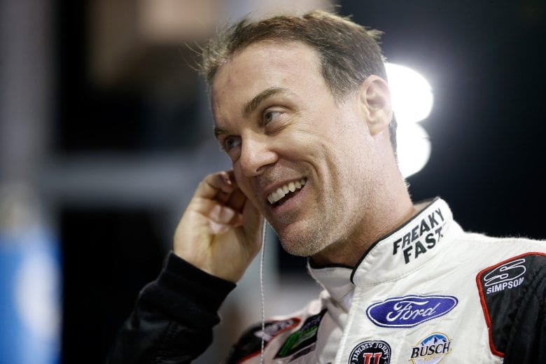 HOMESTEAD, FL - NOVEMBER 16:  Kevin Harvick, driver of the #4 Mobil 1 Ford, stands on the grid during qualifying for the Monster Energy NASCAR Cup Series Ford EcoBoost 400 at Homestead-Miami Speedway on November 16, 2018 in Homestead, Florida.  (Photo by Brian Lawdermilk/Getty Images) | Getty Images