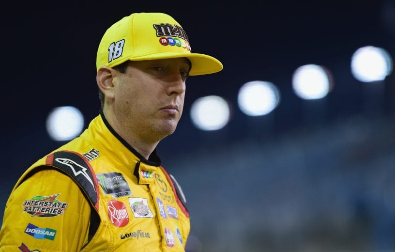 Kyle Busch waits on the qualifying grid at Homestead-Miami Speedway