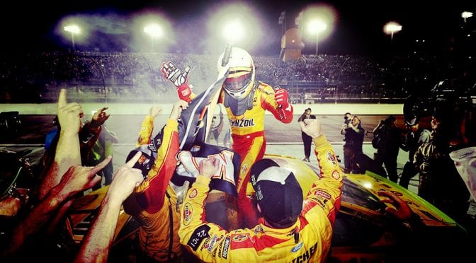 Featured image for Logano, No. 22 team’s ‘no-quit attitude’ rise to championship glory