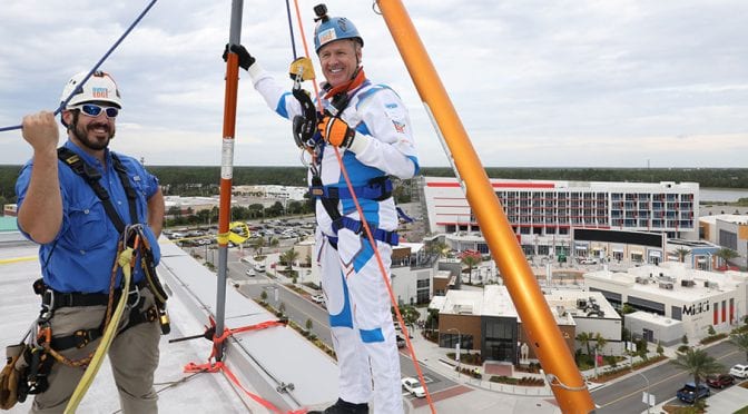 Featured Image for Who knew? Rusty Wallace and rappelling are a perfect fit
