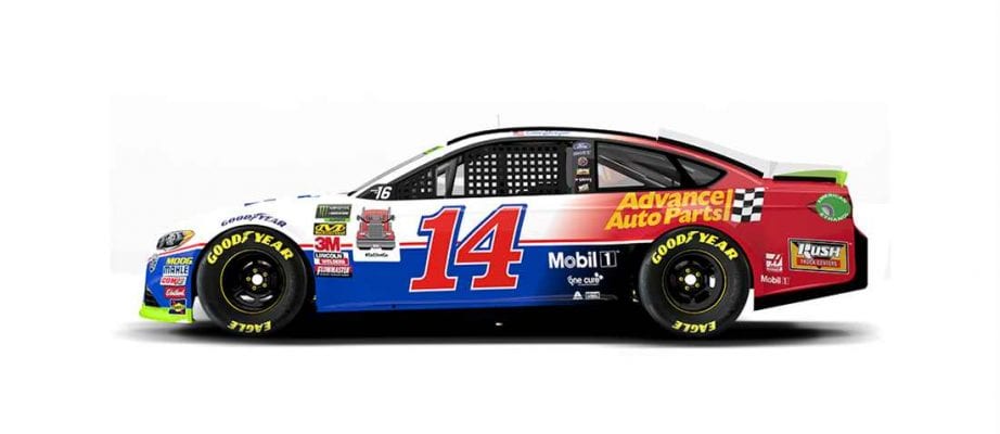 14clint Bowyer 2018 Mobil1 Advanceautoparts Charlotte 1200x520
