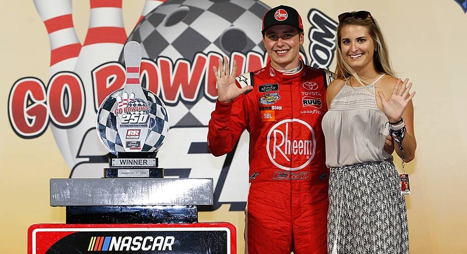 Christopher Bell gets engaged in NASCAR offseason