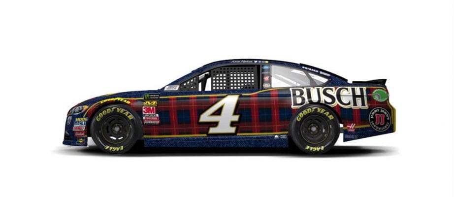 4kevin Harvick 2018 Bushbeerflannel Talladega 1200x520