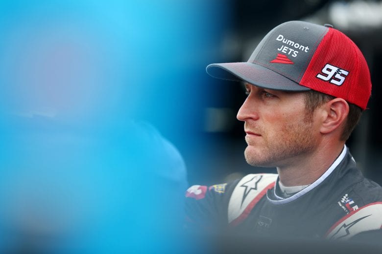DARLINGTON, SC - AUGUST 31: Kasey Kahne, driver of the #95 Dumont JETS Chevrolet, stands in the garage during practice for the Monster Energy NASCAR Cup Series Bojangles' Southern 500 at Darlington Raceway on August 31, 2018 in Darlington, South Carolina. (Photo by Sarah Crabill/Getty Images) | Getty Images