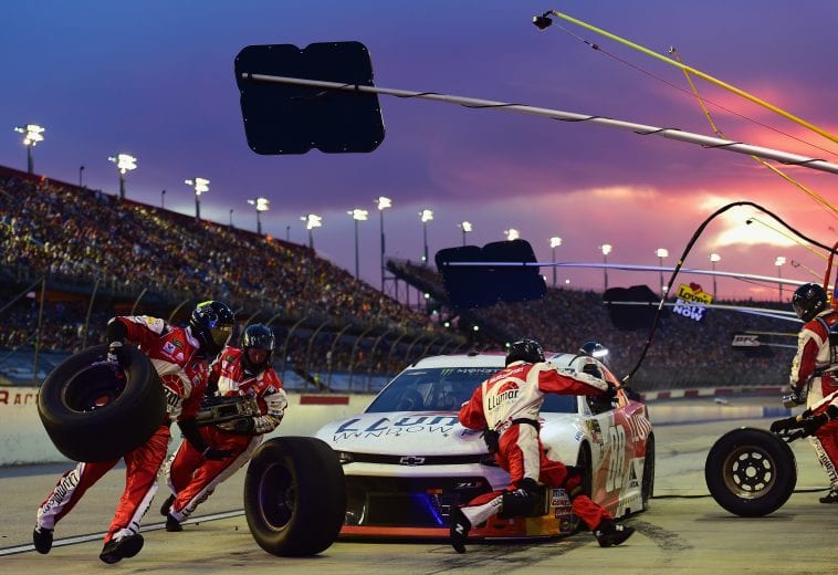 DARLINGTON, SC - SEPTEMBER 02:  Alex Bowman, driver of the #88 LLumar Chevrolet, pits during the Monster Energy NASCAR Cup Series Bojangles' Southern 500 at Darlington Raceway on September 2, 2018 in Darlington, South Carolina.  (Photo by Jared C. Tilton/Getty Images) | Getty Images