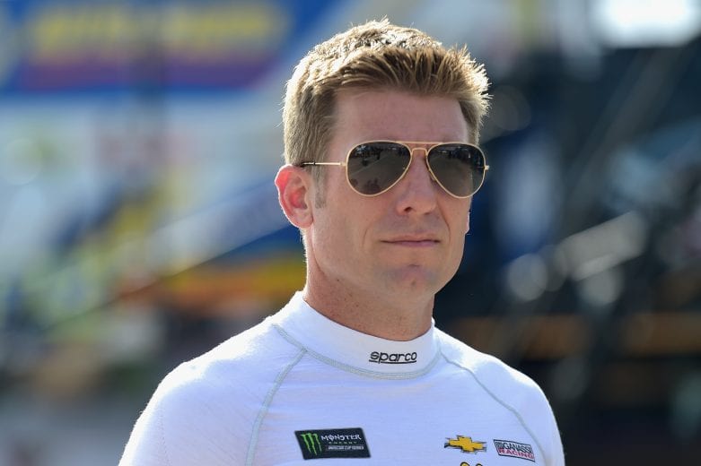 CHARLOTTE, NC - SEPTEMBER 29: Jamie McMurray, driver of the #1 DC Solar Chevrolet, prepares to drive during practice for the Monster Energy NASCAR Cup Series Bank of America Roval 400 at Charlotte Motor Speedway on September 29, 2018 in Charlotte, North Carolina. (Photo by Jared C. Tilton/Getty Images) | Getty Images