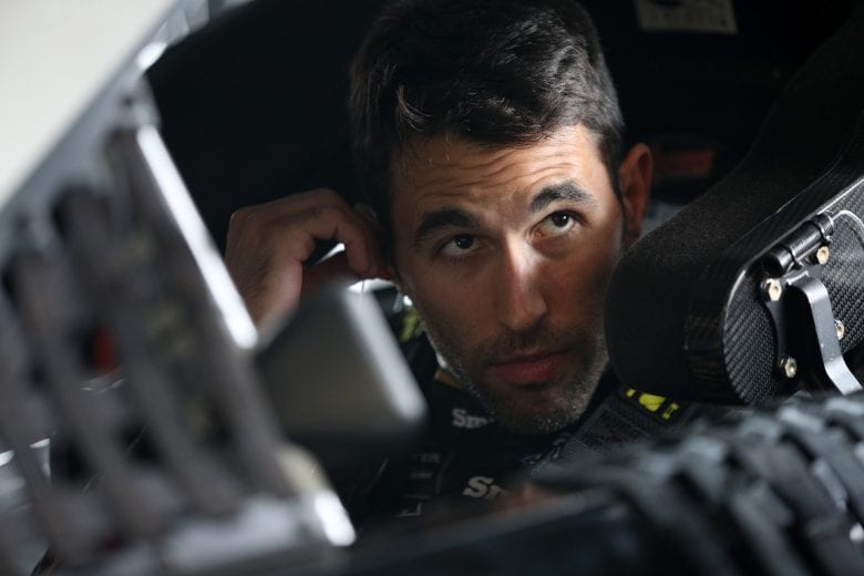 KANSAS CITY, KS - OCTOBER 19: Aric Almirola, driver of the #10 Smithfield Ford, prepares to drive during practice for the Monster Energy NASCAR Cup Series Hollywood Casino 400 at Kansas Speedway on October 19, 2018 in Kansas City, Kansas. (Photo by Chris Graythen/Getty Images) | Getty Images