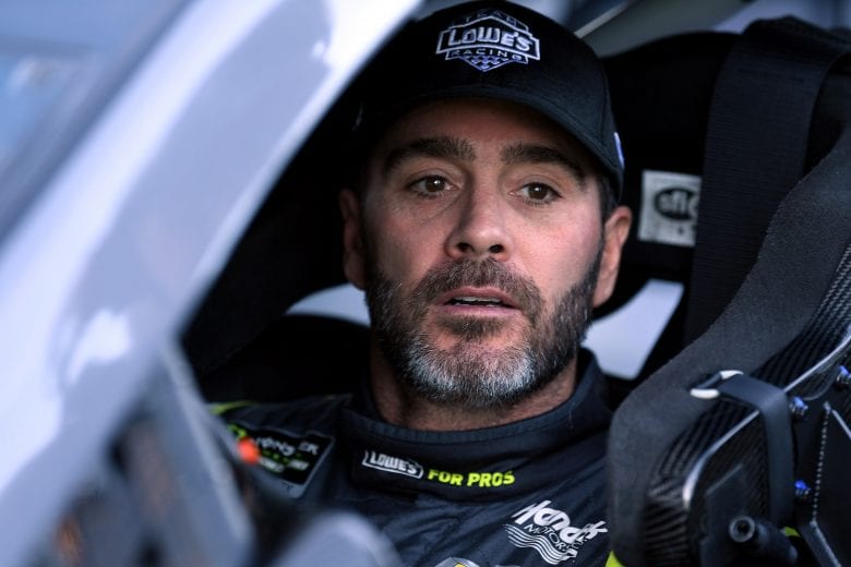FORT WORTH, TX - NOVEMBER 02: Jimmie Johnson, driver of the #48 Lowe's for Pros Chevrolet, sits in his car during qualifying for the Monster Energy NASCAR Cup Series AAA Texas 500 at Texas Motor Speedway on November 2, 2018 in Fort Worth, Texas. (Photo by Josh Hedges/Getty Images) | Getty Images