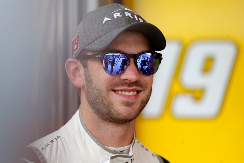 HOMESTEAD, FL - NOVEMBER 16: Daniel Suarez, driver of the #19 ARRIS Toyota, stands in the garage area during practice for the Monster Energy NASCAR Cup Series Ford EcoBoost 400 at Homestead-Miami Speedway on November 16, 2018 in Homestead, Florida. (Photo by Brian Lawdermilk/Getty Images) | Getty Images