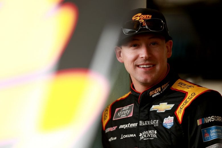 HOMESTEAD, FL - NOVEMBER 16:  Daniel Hemric, driver of the #21 South Point Hotel & Casino Chevrolet, stands in the garage area during practice for the NASCAR XFINITY Series Ford EcoBoost 300 at Homestead-Miami Speedway on November 16, 2018 in Homestead, Florida.  (Photo by Sean Gardner/Getty Images) | Getty Images