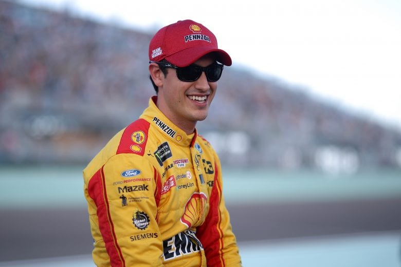 HOMESTEAD, FL - NOVEMBER 18: Joey Logano, driver of the #22 Shell Pennzoil Ford, prepares to drive during the Monster Energy NASCAR Cup Series Ford EcoBoost 400 at Homestead-Miami Speedway on November 18, 2018 in Homestead, Florida. (Photo by Chris Graythen/Getty Images) | Getty Images