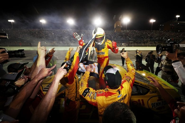 Joey Logano won the 2018 title