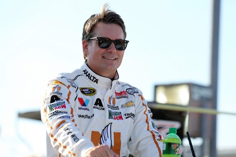 DARLINGTON, SC - SEPTEMBER 04: Jeff Gordon, driver of the #88 Nationwide Chevrolet, participates in pre-race festivites during the NASCAR Sprint Cup Series Bojangles' Southern 500 at Darlington Raceway on September 4, 2016 in Darlington, South Carolina. (Photo by Jerry Markland/Getty Images) | Getty Images