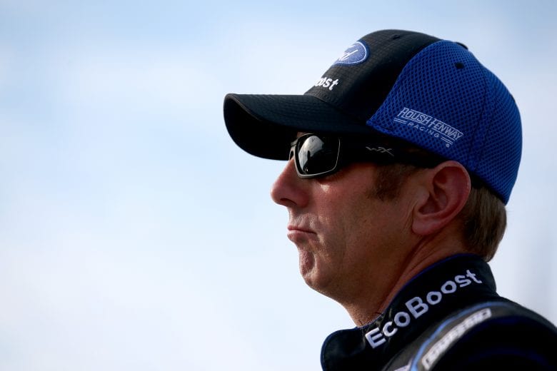 RICHMOND, VA - SEPTEMBER 09: Greg Biffle, driver of the #16 Ford EcoBoost Ford, looks on during qualifying for the NASCAR Sprint Cup Series Federated Auto Parts 400 at Richmond International Raceway on September 9, 2016 in Richmond, Virginia. (Photo by Sarah Crabill/Getty Images) | Getty Images