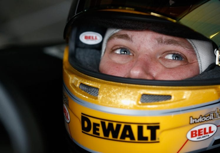 LONG POND, PA - JUNE 01: Erik Jones, driver of the #20 DeWalt Toyota, sits in his car during practice for the Monster Energy NASCAR Cup Series Pocono 400 at Pocono Raceway on June 1, 2018 in Long Pond, Pennsylvania. (Photo by Jeff Zelevansky/Getty Images) | Getty Images