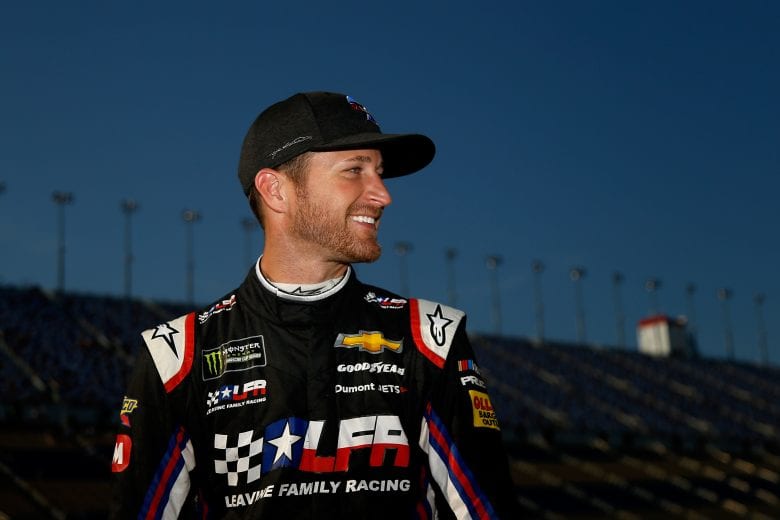 SPARTA, KY - JULY 13: Kasey Kahne, driver of the #95 Dark Matter presented by Ionomy Chevrolet, stands on the grid during qualifying for the Monster Energy NASCAR Cup Series Quaker State 400 presented by Walmart at Kentucky Speedway on July 13, 2018 in Sparta, Kentucky. (Photo by Michael Reaves/Getty Images) | Getty Images