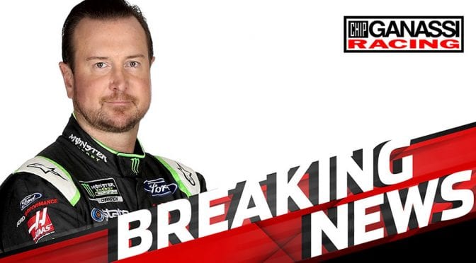 Kurt Busch to drive No. 1 for Chip Ganassi Racing in 2019