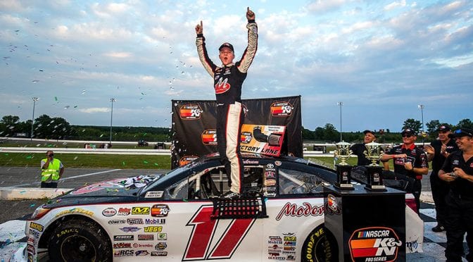 Tyler Ankrum celebrates title, eyes similar path as past K&N East champs