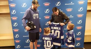 Aric Almirola Tampa Bay Lightning