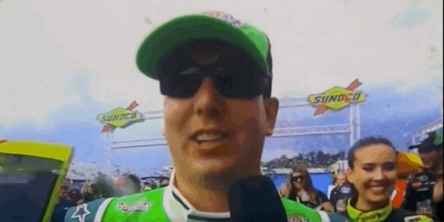 2019 Jan22 Steveluvender Kyle Busch Gifs 14 Confetti