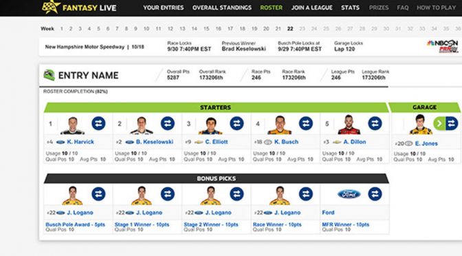How the 2019 Fantasy Live game works