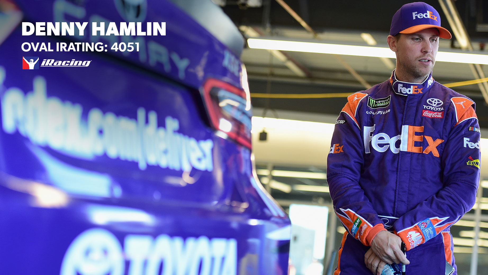 NASCAR drivers and their iRacing rankings