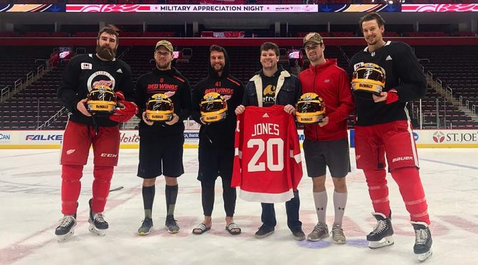 Featured image for Erik Jones hits the ice with Detroit Red Wings, embraces the chill before Daytona