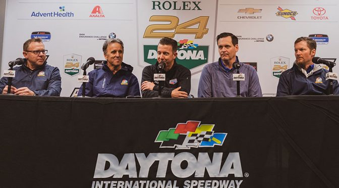 Featured image for IMSA notebook: Dale Jr. back at Rolex 24 for NBC Sports