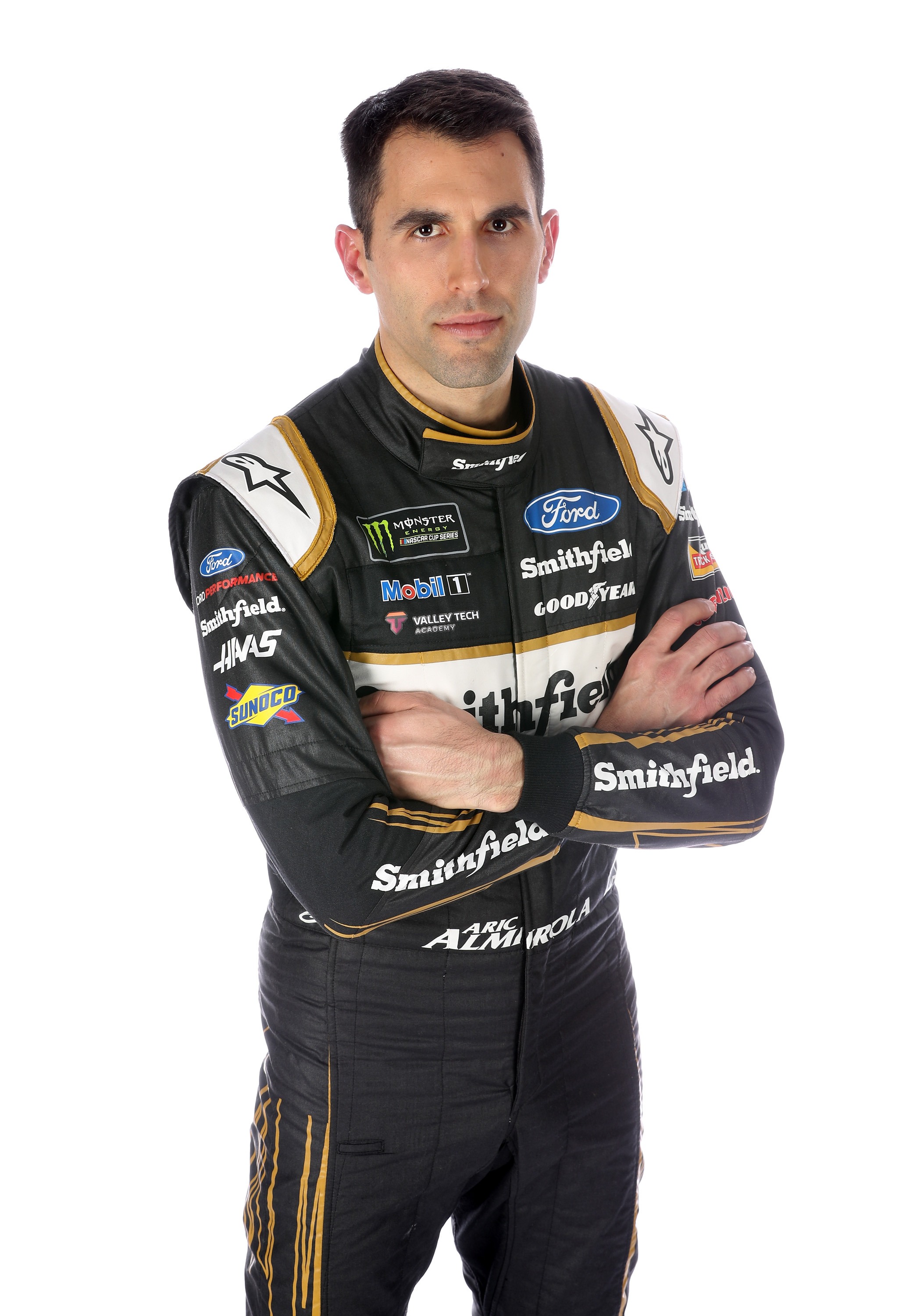 NASCAR drivers in their 2019 fire suits