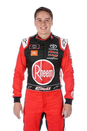 CHARLOTTE, NC - JANUARY 29: NASCAR XFINITY Series driver Christopher Bell poses for a portrait during the NASCAR Production Photo Days at Charlotte Convention Center on January 29, 2019 in Charlotte, North Carolina. (Photo by Chris Graythen/Getty Images) | Getty Images
