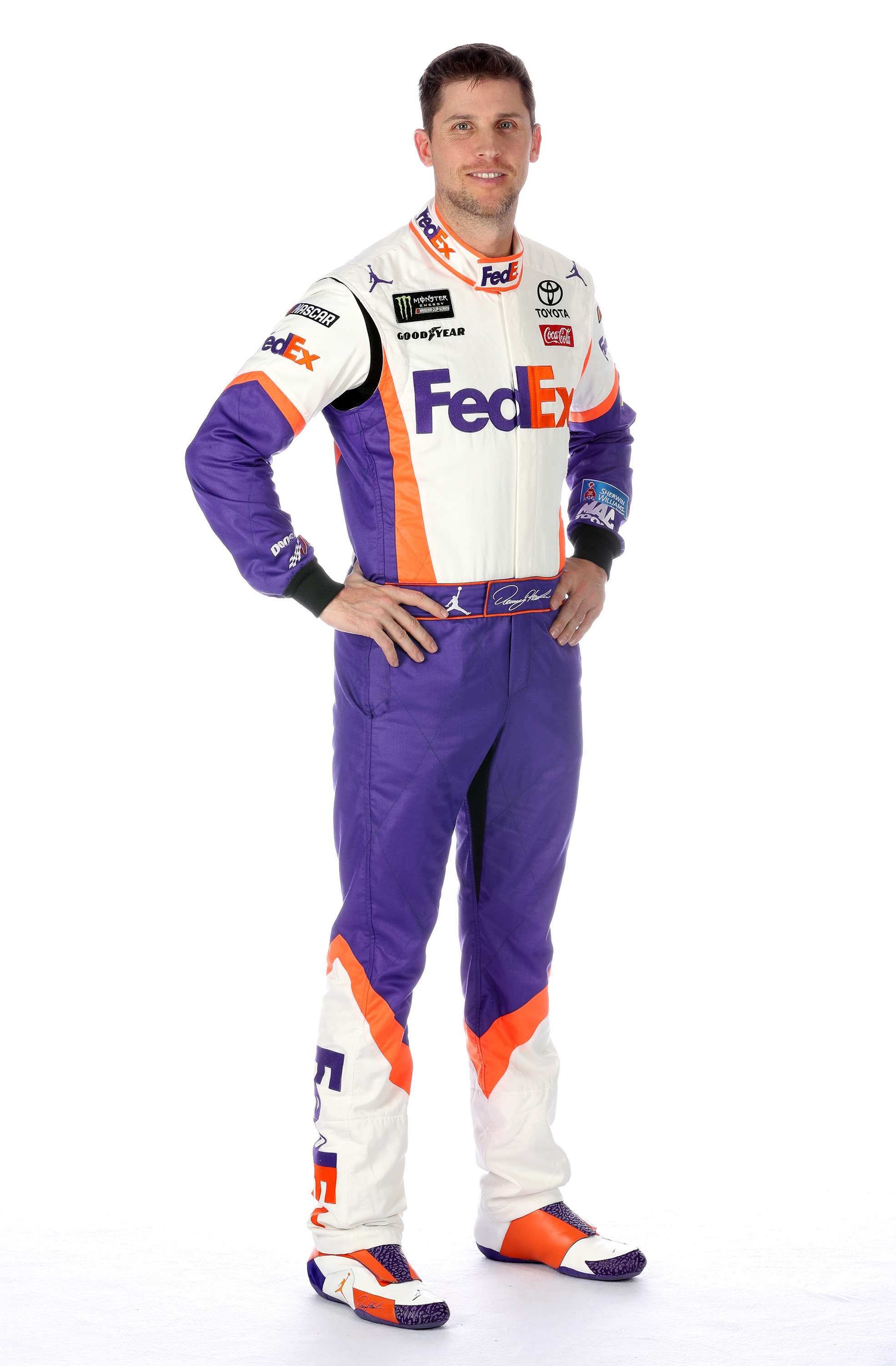 NASCAR drivers in their 2019 fire suits