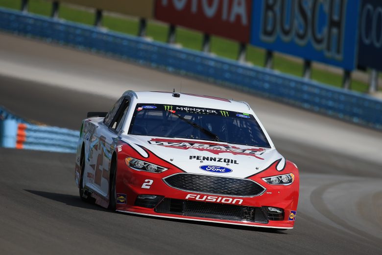 WATKINS GLEN, NY - AUGUST 04: Brad Keselowski, driver of the #2 Wabash National Ford, practices for the Monster Energy NASCAR Cup Series GoBowling at The Glen at Watkins Glen International on August 4, 2018 in Watkins Glen, New York.  (Photo by Chris Trotman/Getty Images) | Getty Images