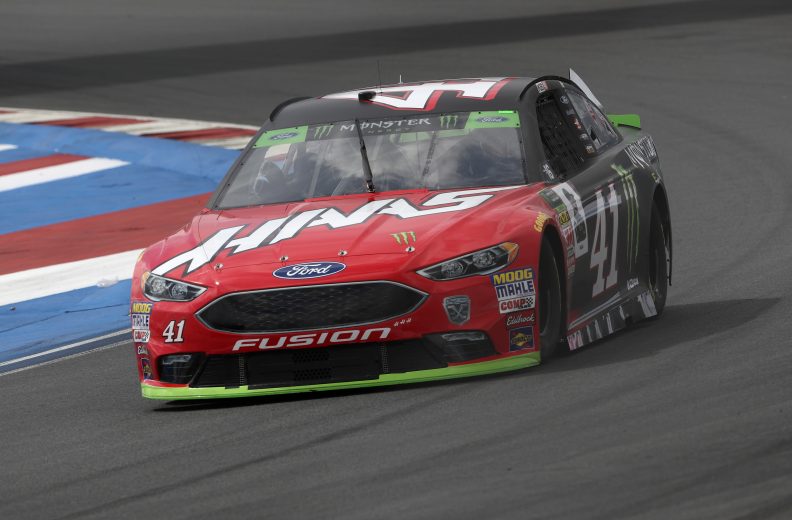 CHARLOTTE, NC - SEPTEMBER 28:  Kurt Busch, driver of the #41 Haas Automation/Monster Energy Ford, drives  during practice for the Monster Energy NASCAR Cup Series Bank of America Roval 400 at Charlotte Motor Speedway on September 28, 2018 in Charlotte, North Carolina.  (Photo by Streeter Lecka/Getty Images) | Getty Images
