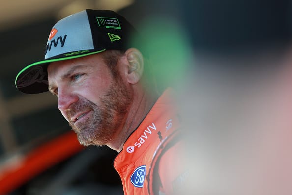 PHOENIX, AZ - NOVEMBER 10:  Clint Bowyer, driver of the #14 ITsavvy Ford, stands in the garage area during practice for the Monster Energy NASCAR Cup Series Can-Am 500 at ISM Raceway on November 10, 2018 in Phoenix, Arizona.  (Photo by Sean Gardner/Getty Images) | Getty Images