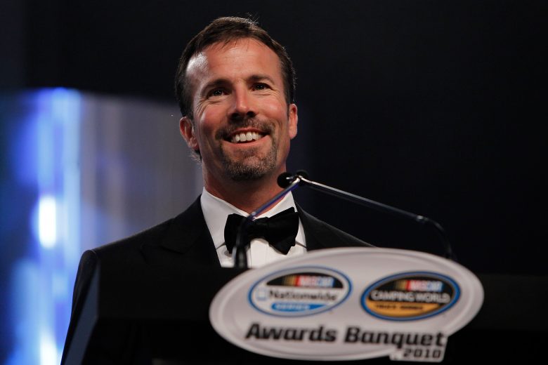 MIAMI - NOVEMBER 22: Team owner J.D. Gibbs speaks during the NASCAR Nationwide/Camping World Truck Series Banquet at Loews Miami Beach Hotel on November 22, 2010 in Miami, Florida. (Photo by Chris Trotman/Getty Images for NASCAR) | Getty Images