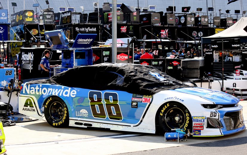 BRISTOL, TN - APRIL 13:  Alex Bowman, driver of the #88 Nationwide Chevrolet, sits in his car during qualifying for the Monster Energy NASCAR Cup Series Food City 500 at Bristol Motor Speedway on April 13, 2018 in Bristol, Tennessee.  (Photo by Jerry Markland/Getty Images) | Getty Images